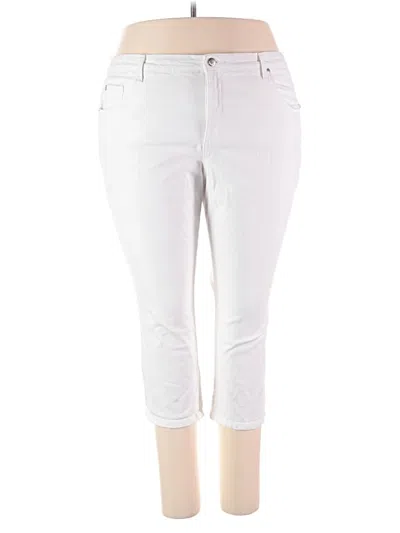 Pre-owned Bandolino Casual Pants In White