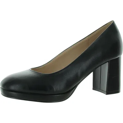 Bandolino Cooler 2 Womens Faux Leather Slip-on Pumps In Black