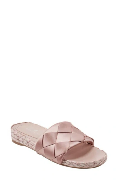 Bandolino Deedee Slide Sandal In Light Pink