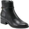 Bandolino Despina 3 Womens Zipper Faux Leather Booties In Black