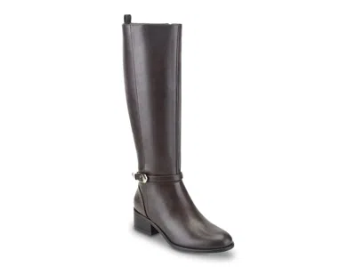 Bandolino Dustine Riding Boot In Brown