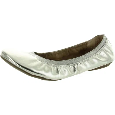 Bandolino Edition 8 Womens Padded Insole Faux Leather Ballet Flats In Multi