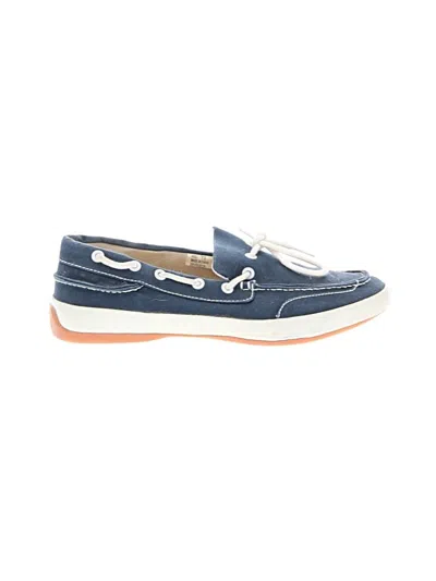 Pre-owned Bandolino Flats In Blue