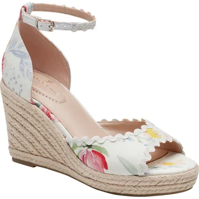 Bandolino Floral Espadrille Wedge Sandal