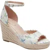 Bandolino Floral Espadrille Wedge Sandal