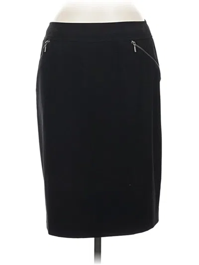 Pre-owned Bandolino Formal Skirt In Black