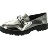 BANDOLINO FRANNY WOMENS PATENT EMBELLISHED LOAFERS
