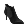 Bandolino Gallo Womens Faux Leather Dressy Booties In Black