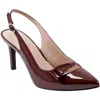 Bandolino Gelli 3 Womens Patent Bow Pumps In Pink