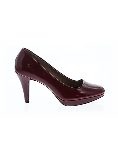 Pre-owned Bandolino Heels In Red