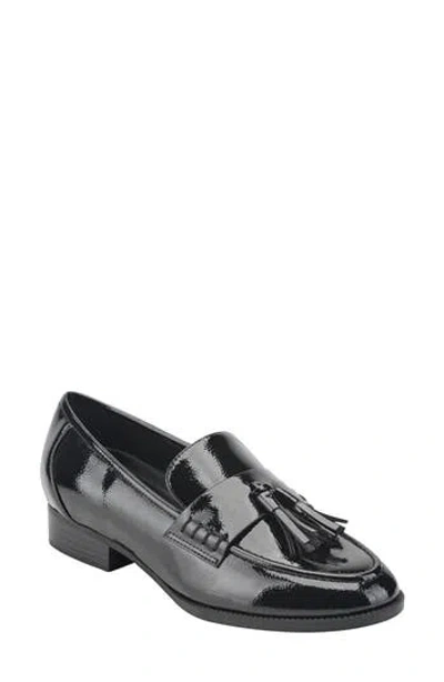 Bandolino Irka Faux Patent Loafer In Black