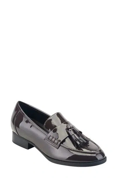 Bandolino Irka Faux Patent Loafer In Brown