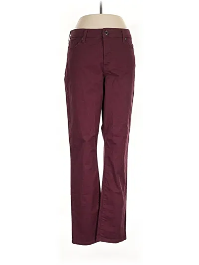 Pre-owned Bandolino Jeans In Burgundy