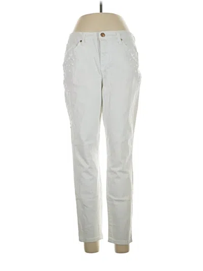 Pre-owned Bandolino Jeans In Ivory