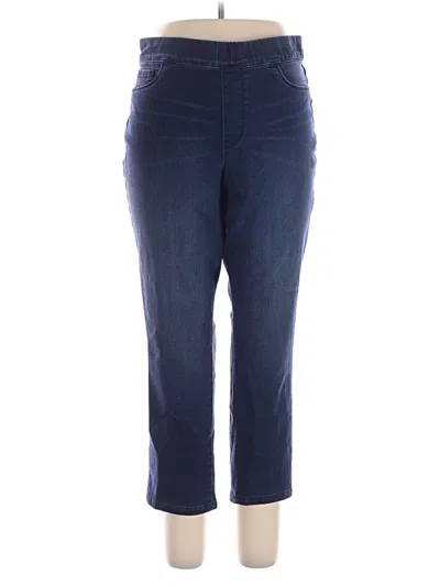 Pre-owned Bandolino Jeggings In Blue
