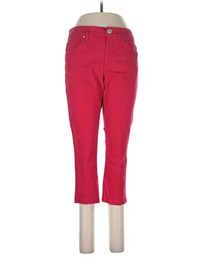 Pre-owned Bandolino Jeggings In Red