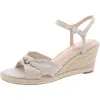 Bandolino Justyne Espadrille Wedge Sandal In Brown
