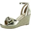 Bandolino Kaira 3 Womens Ankle Strap Open Toe Espadrilles In Multi