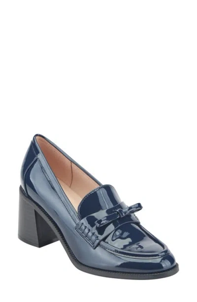 Bandolino Kaynei Faux Leather Pump In Blue