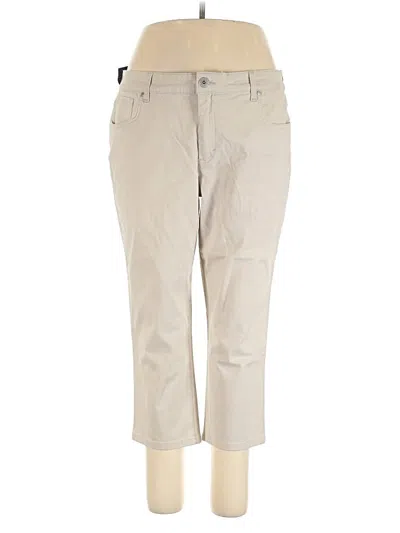 Pre-owned Bandolino Khaki Pant In Brown