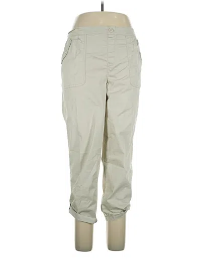Pre-owned Bandolino Khaki Pant In Ivory