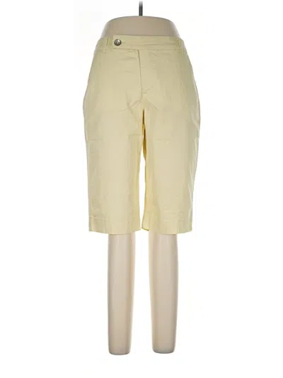 Pre-owned Bandolino Khaki Pant In Yellow