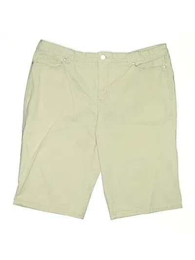 Pre-owned Bandolino Khaki Shorts In Green