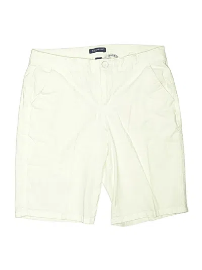 Pre-owned Bandolino Khaki Shorts In Ivory