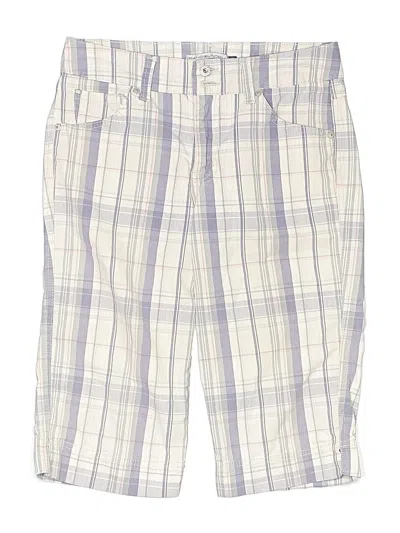 Pre-owned Bandolino Khaki Shorts In White