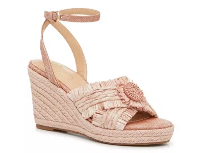 Bandolino Krista Wedge Sandal In Pink