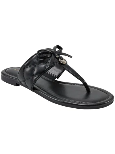 Bandolino Kyliyn3 Womens Thong Slip On Thong Sandals In Black