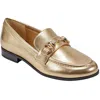 BANDOLINO LALY 3 WOMENS CHAIN METALLIC LOAFERS