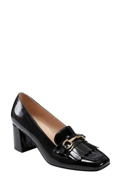 Bandolino Landrys Block Heel Pump In Black Patent