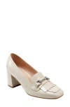 Bandolino Landrys Block Heel Pump In Ivory Patent