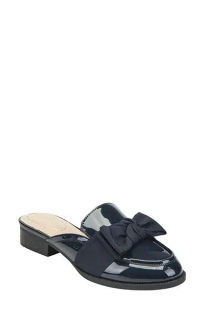 Bandolino Leilani Bow Mule In Blue