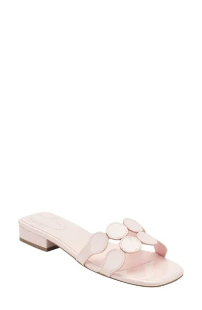 Bandolino Mayla Square Toe Slide Sandal In Pink