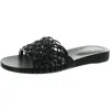 Bandolino Melly Knotte Womens Comfort Insole Mesh Slide Sandals In Black