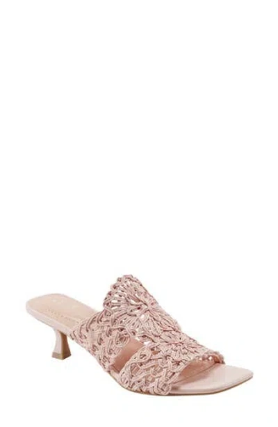 Bandolino Melvana Soutache Sandal In Light Pink