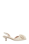 Bandolino Miller Pointed Toe Slingback Pump In Light Natural