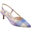 Bandolino Women's Movito Slingback Kitten Heel Pumps In Light Purple