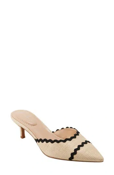 Bandolino My My Scalloped Kitten Heel Pump In Light Natural