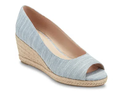 Bandolino Nuri Espadrille Wedge Sandal In Blue