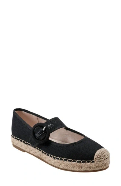 Bandolino Pannie Mary Jane Espadrille In Black- Textile