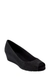 Bandolino Peep Toe Wedge Pump