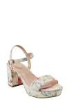 Bandolino Women's Pennie Platform Block Heel Dress Sandals In Ivory