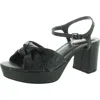 BANDOLINO PREZLEY WOMENS KNOT-FRONT ANKLE STRAP PLATFORM SANDALS