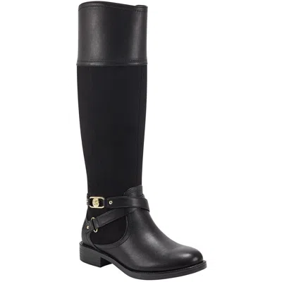 Bandolino Rhyta3 Womens Man Made Casual Knee-high Boots In Black