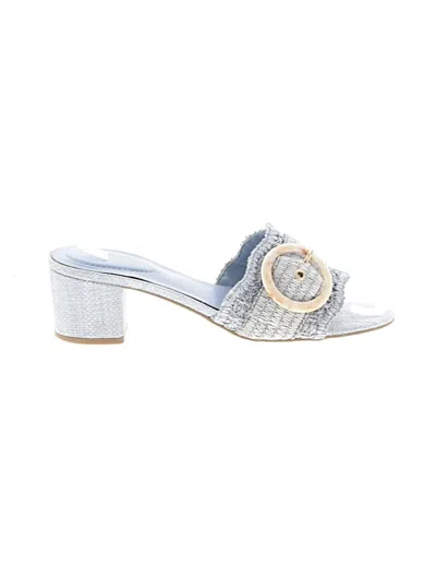 Pre-owned Bandolino Sandals In Blue