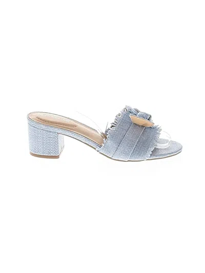 Pre-owned Bandolino Sandals In Blue