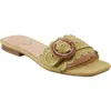 Bandolino Silla Scallop Slide Sandal In Light Green